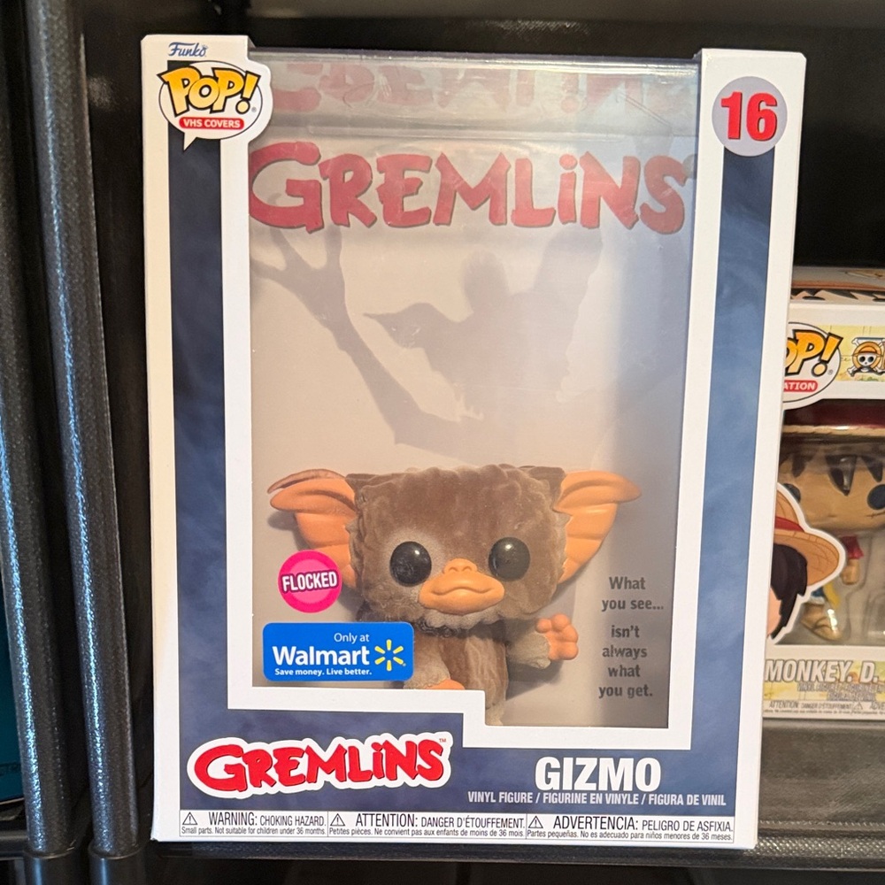 Funko POP! VHS Covers Gremlins Gizmo Flocked #16 Walmart Exclusive